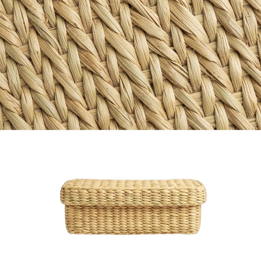 Kauna Basket with Lid: Eco-Friendly Storage Solution 002